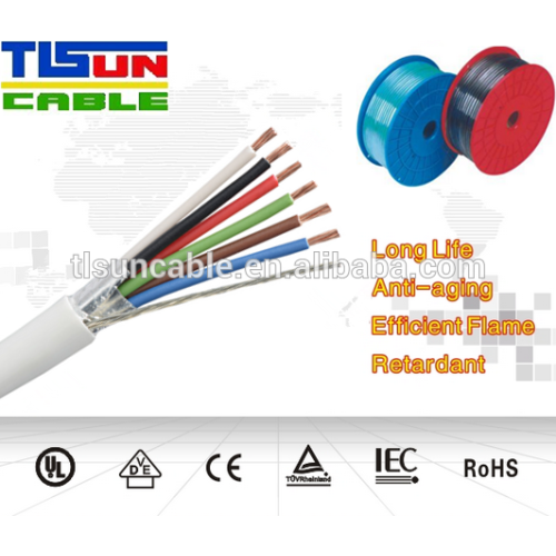22 AWG 6 conductor plenum shielded control cable